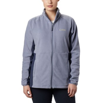 Dámské Bundy Columbia Basin Trail Fleece Full Zip Top Tmavě Blankyt MIAEOB831